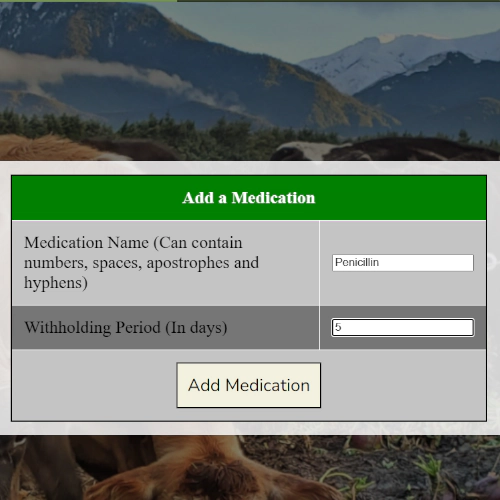 Add Medication Step 2